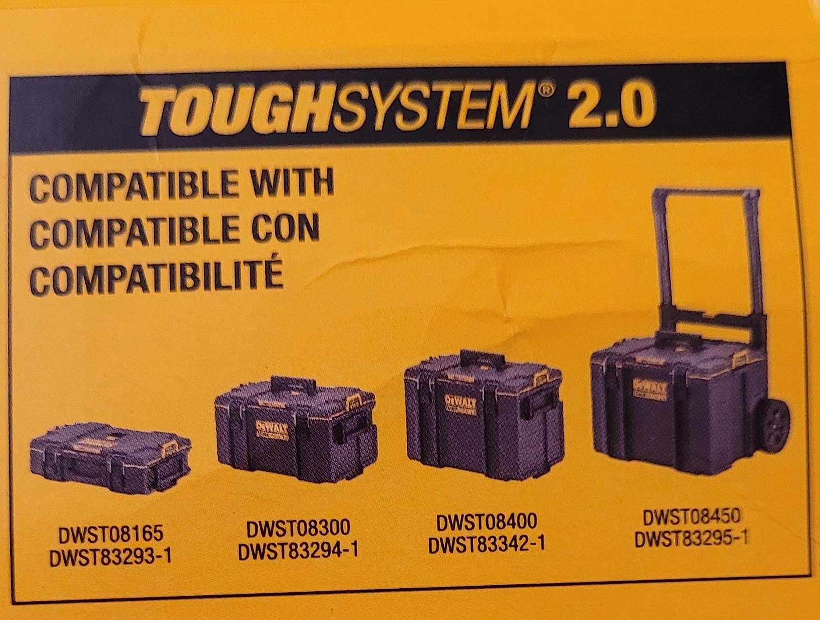 DEWALT DWST08450 TOUGH SYSTEM 2.0 MOBILE STORAGE customer photo 2