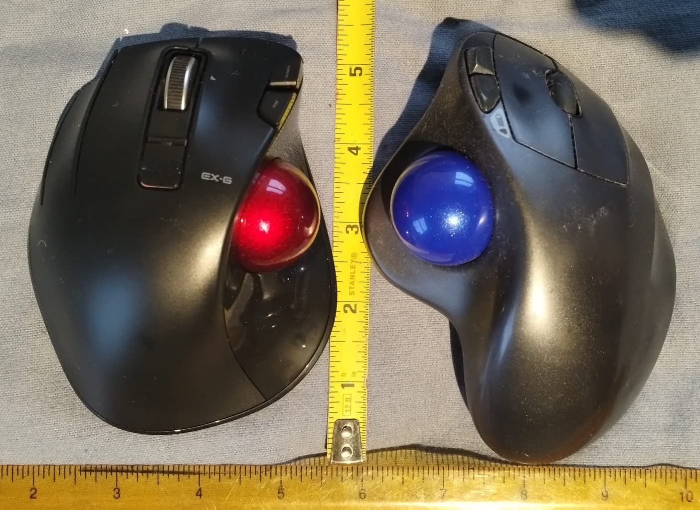 ELECOM EX-G Left Handed Thumb Control Trackball Mouse Wireless M-XT4DRBK-G customer photo 2