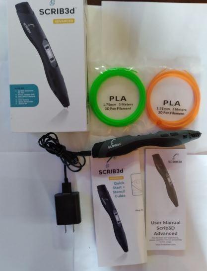 SCRIB3D Advanced 3D Printing Pen with 20 Feet of Filament, Stencil Book, and Project Guide customer photo 1
