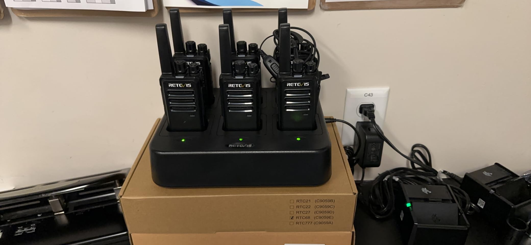 Retevis RT68 Business FRS Walkie Talkies Long Range with Earpieces 6 Pack customer photo 2
