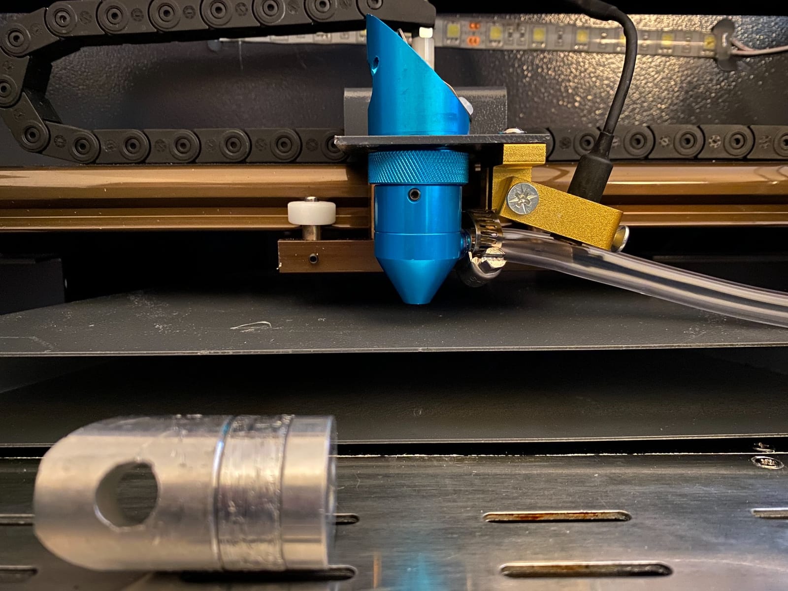 Cloudray 12/18mm FL50.8 & 16mm FL25.4 Laser Head With Air Assist For K40 Laser Engraver Cutter customer photo 1