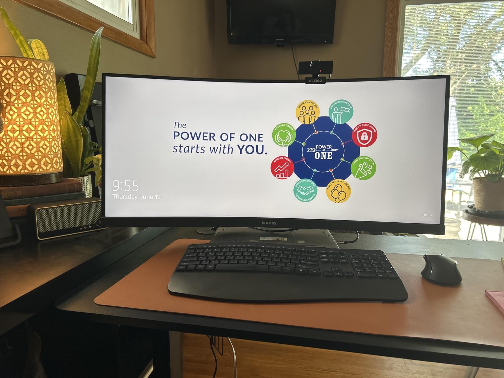 Philips 34 Inch Curved Computer Monitor UWQHD 100Hz USB-C PD VA, 346E2CUAE customer photo 2