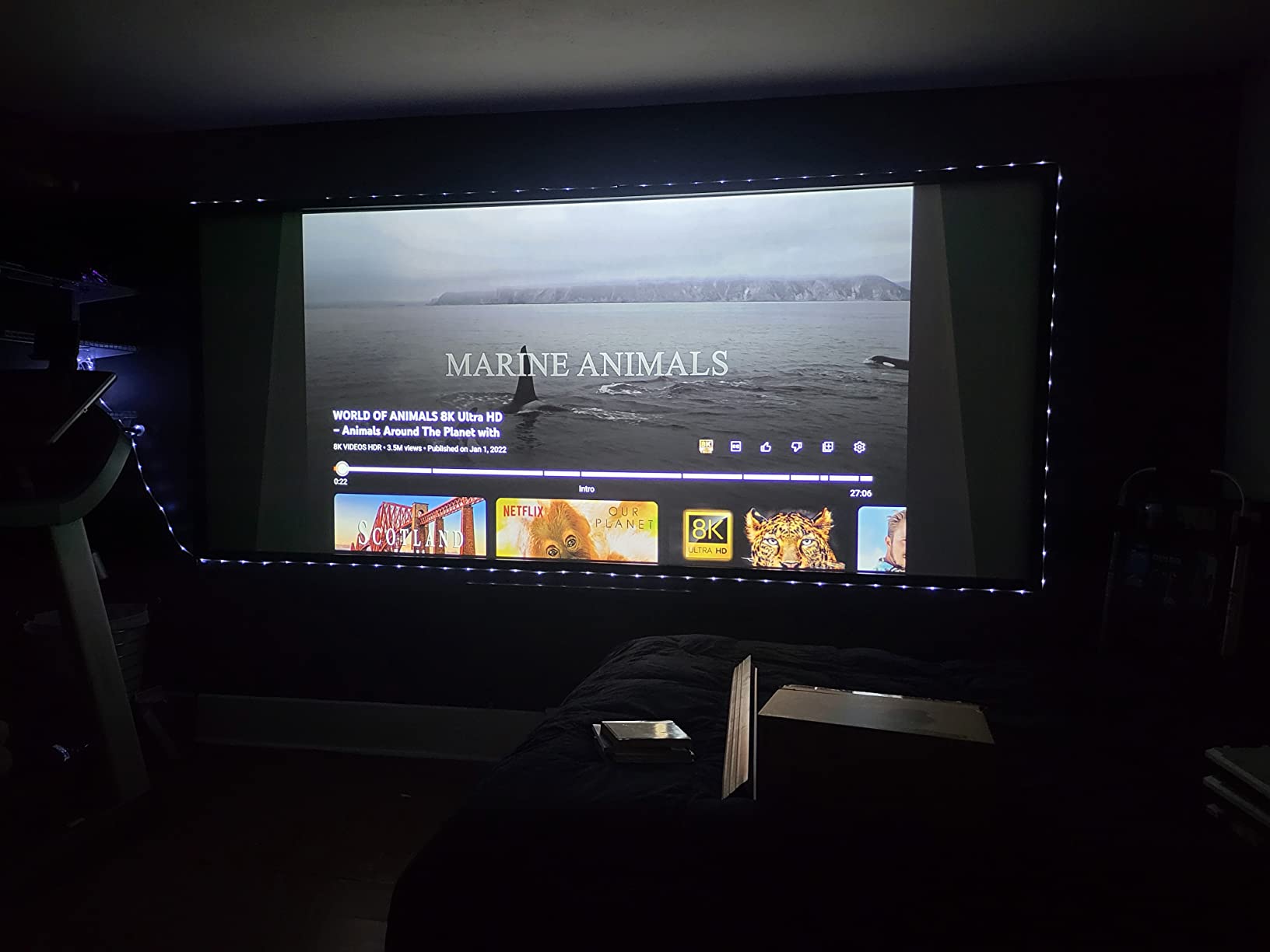ViewSonic PX701-4K UHD Projector, 3200 Lumens, 240Hz HDR, Auto Keystone DLP customer photo 2