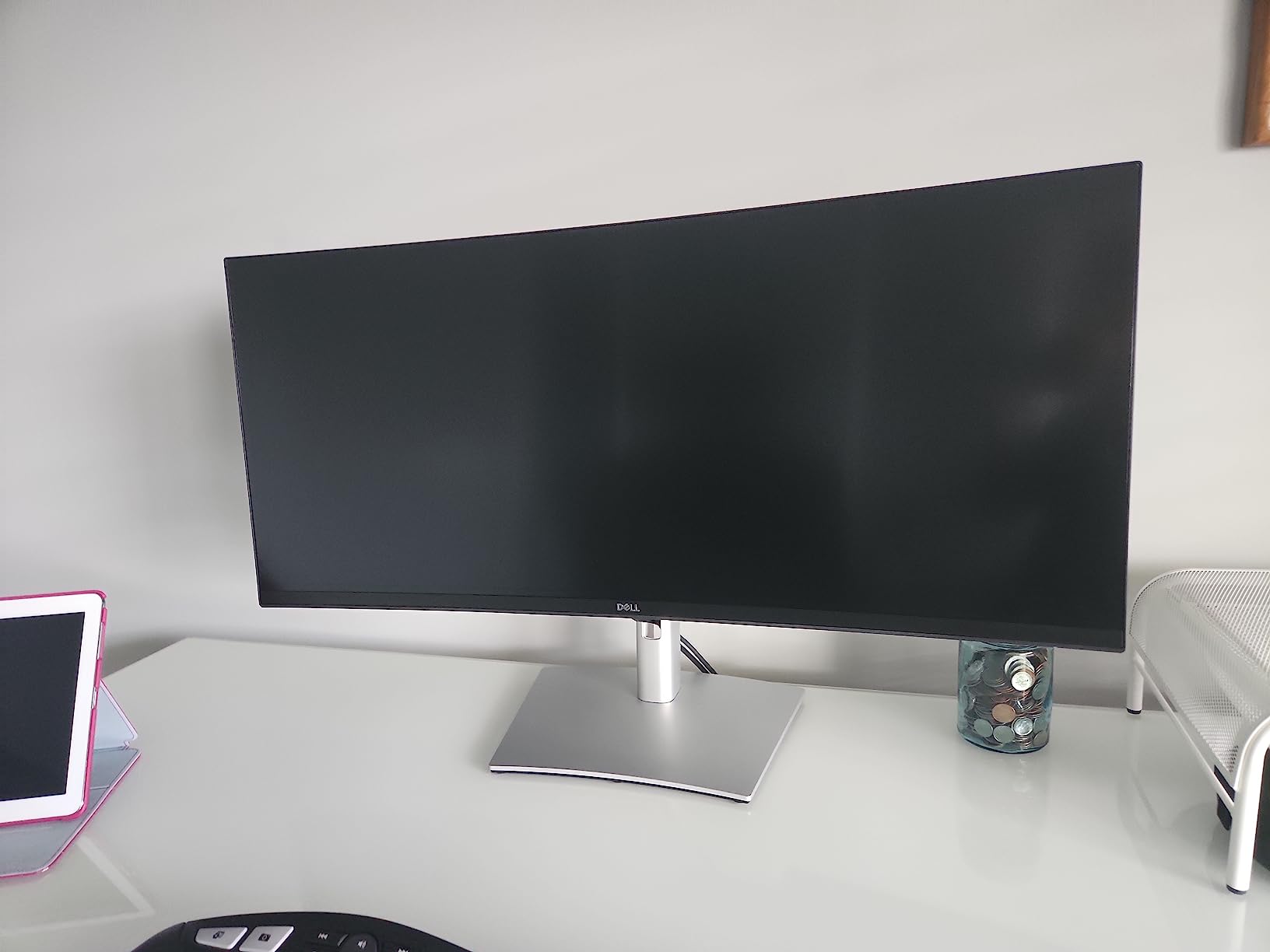 Dell 34 Inch Ultrawide , WQHD (Wide Quad High Definition), Curved USB-C Monitor (P3421W), 3440 x 1440 at 60Hz, 3800R Curvature, 1.07 Billion Colors, Adjustable, Black customer photo 1