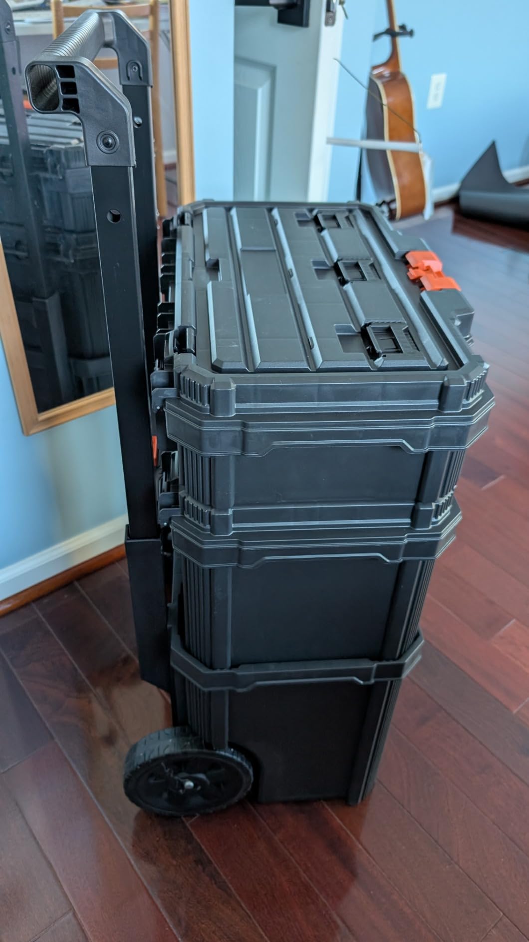 beyond by BLACK+DECKER BLACK+DECKER BDST60500APB Stackable Storage System - 3 Piece Set (Small, Deep Toolbox, and Rolling Tote) customer photo 1