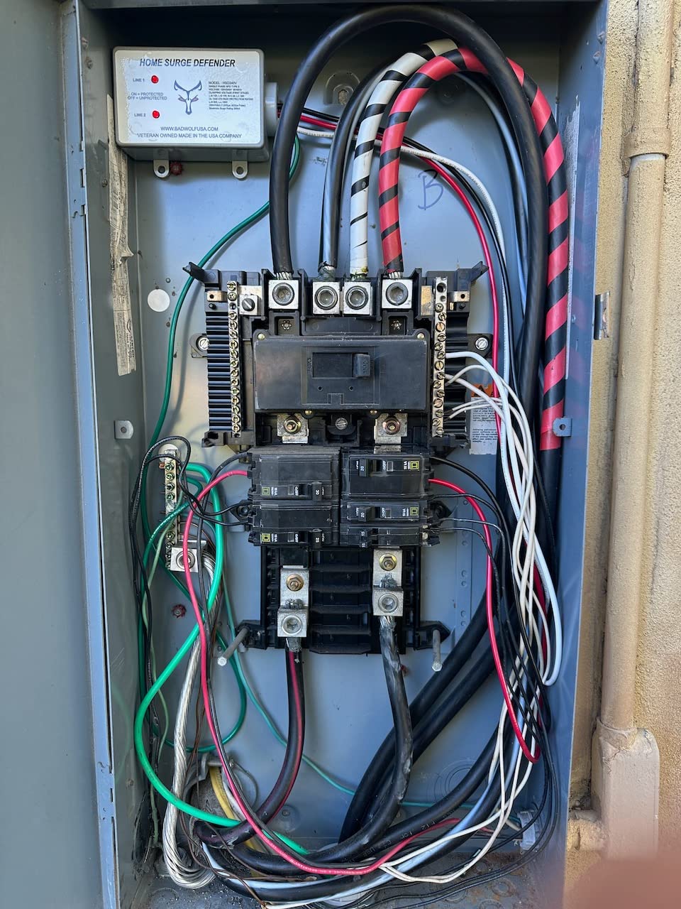 Bad Wolf HSD240V Whole House Lightning & EMP Surge Protector 260kA, ETL Listed and FCC Certified Type 1 SPD, 120/240V Split Phase customer photo 1
