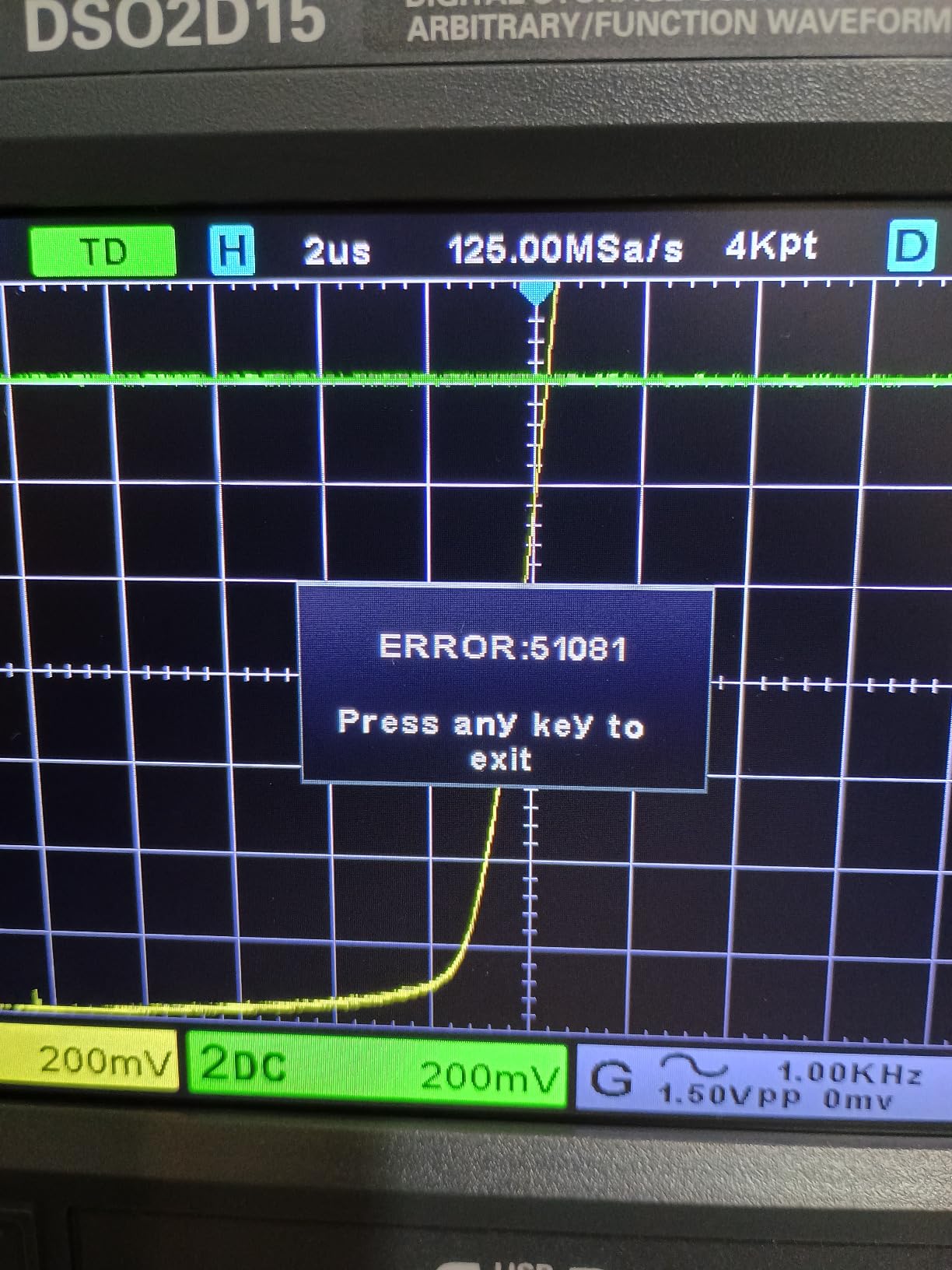 Hantek DSO2D15 Digital Storage Lab Oscilloscopes150MHz Bandwidth 2CH customer photo 2