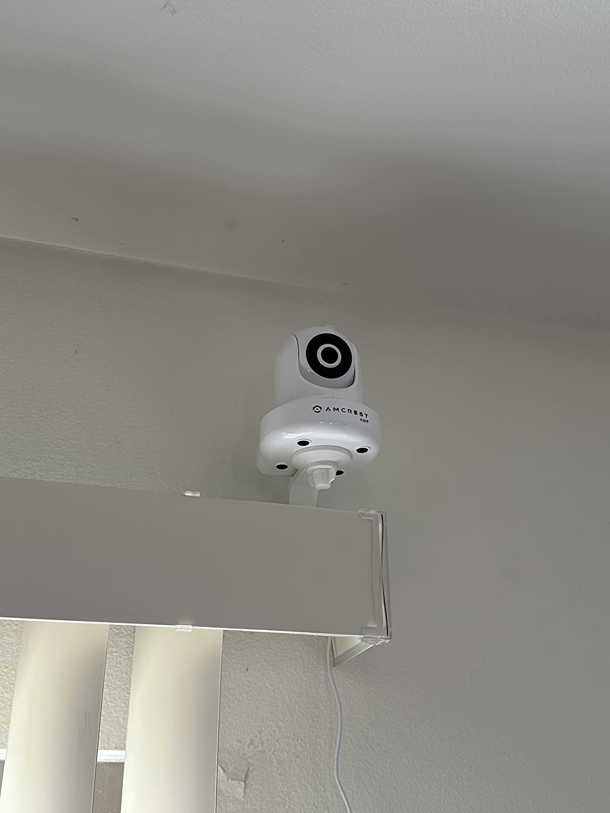 Amcrest 4MP ProHD Indoor WiFi, Security IP Camera with Pan/Tilt, Two-Way Audio, Night Vision, Remote Viewing, 4-Megapixel @30FPS, Wide 90° FOV, IP4M-1041B (Black) customer photo 1