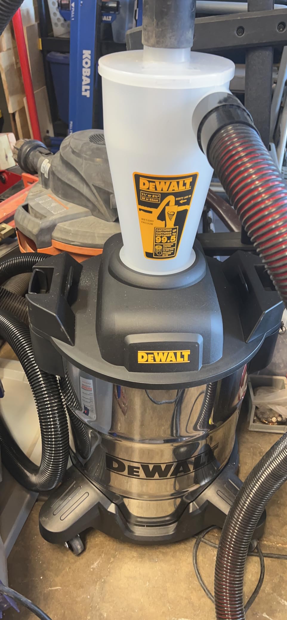 Dust Separator with 10 Gal. Stainless Steel Tank customer photo 1