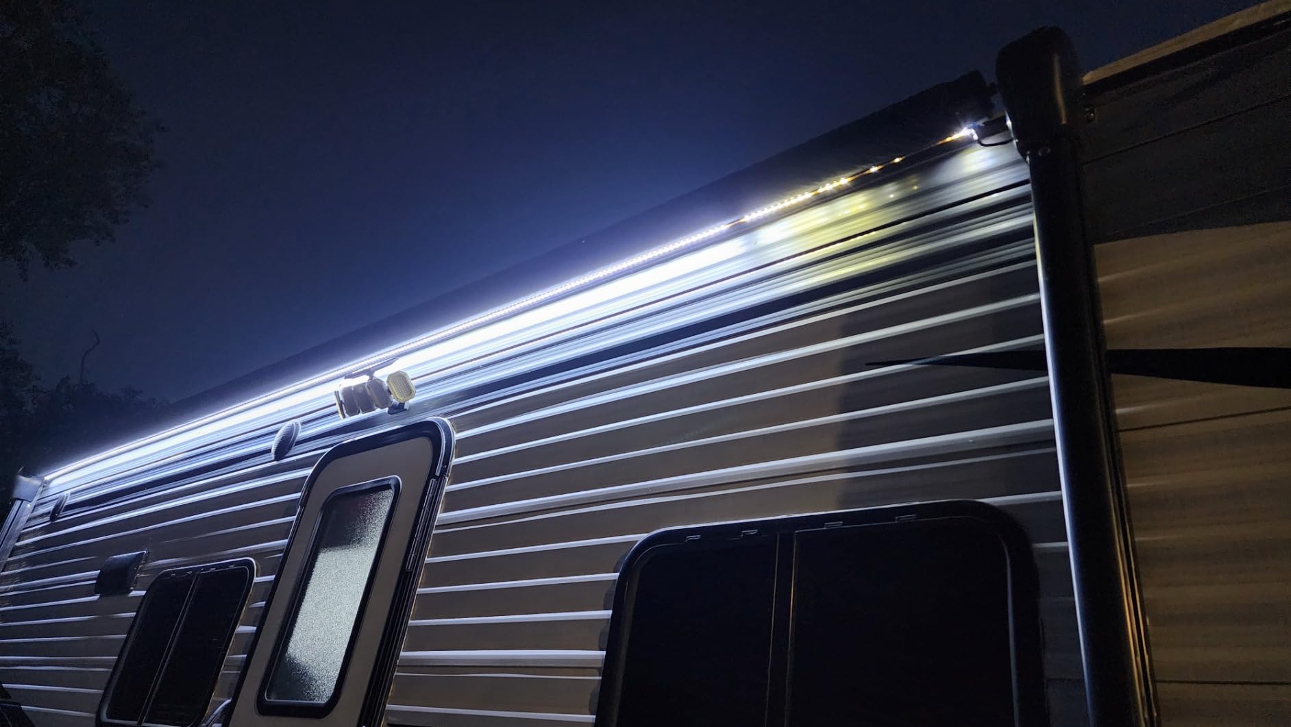 RV Awning Lights, 12V 16.4FT White Camping Awning Lights customer photo 2