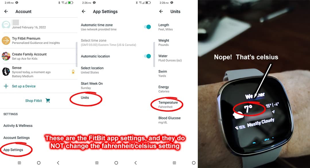 Fitbit Sense Advanced Smartwatch with Tools for Heart Health, Stress Management & Skin Temperature Trends, Sage Grey/Silver, One Size (S & L Bands Included) customer photo 1