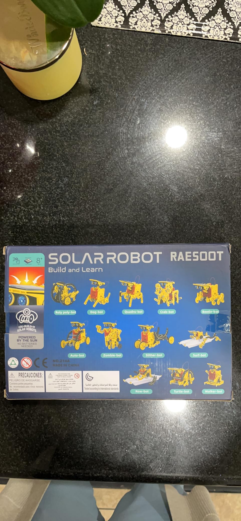 Solar Robot Kit for Kids Age 8-12, STEM Building Toys,12-in-1 Build Your Own Robot with Solar Panel & Battery Power, Science Engineering Christmas Birthday Idea Gifts for Boy Age 8 9 10 11 12 customer photo 1