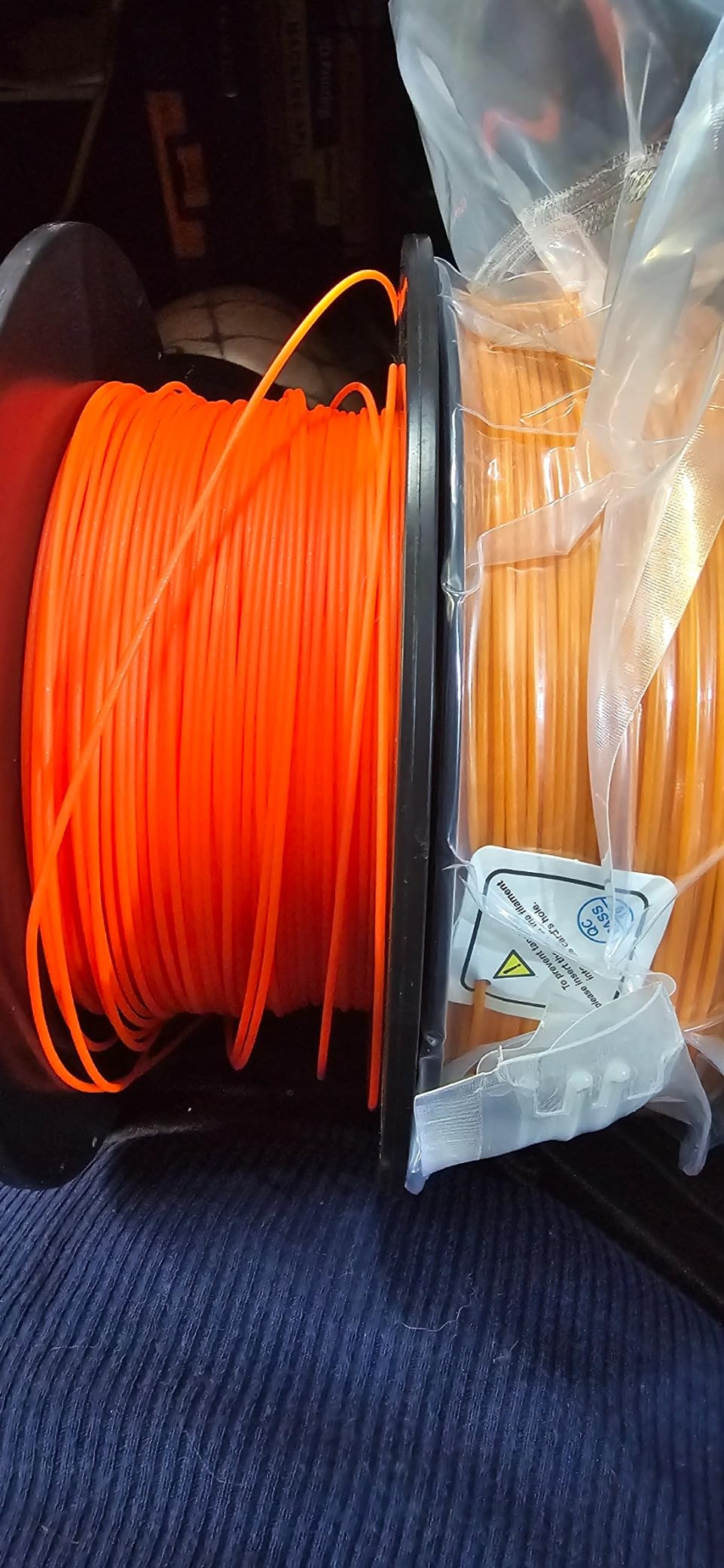 SUNLU ABS Filament 1.75mm,Black+Black,2kg customer photo 1