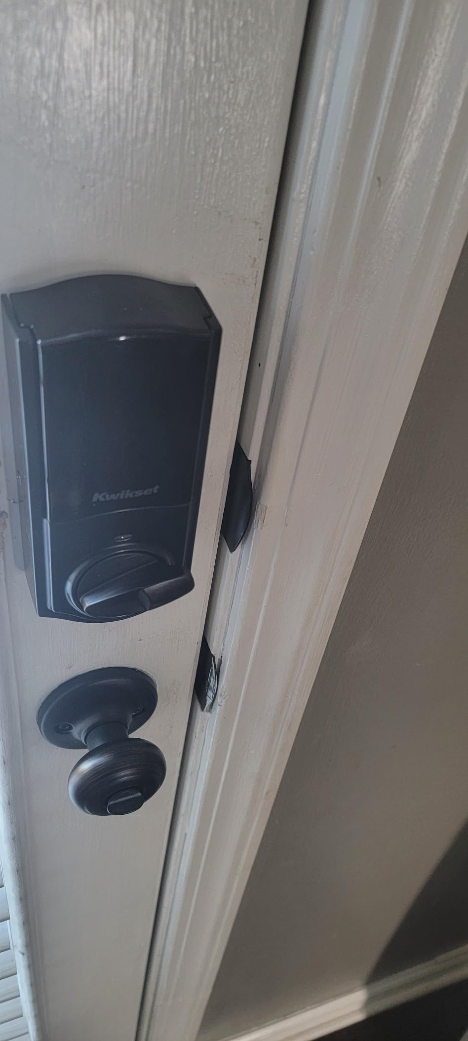 Kwikset Home Connect 620 Smart Lock Deadbolt with Z-Wave Technology, Works with Ring Alarm, Samsung Smartthings and More, Z-Wave Hub Required, Traditional Design in Satin Nickel customer photo 1