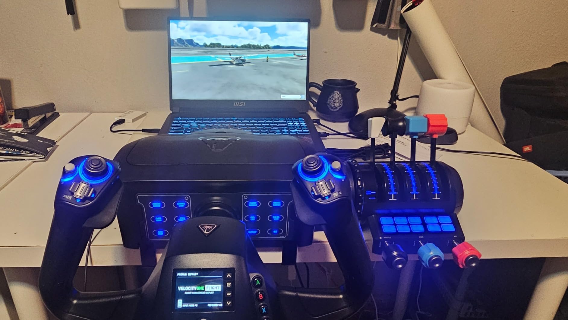 Turtle Beach VelocityOne Flight Universal Control System - Xbox Series X & Xbox Series S, Xbox One & Windows 10 & 11 PCs with Yoke Handle, Throttle Quadrant, Trim Wheel & Rudder Controls customer photo 1