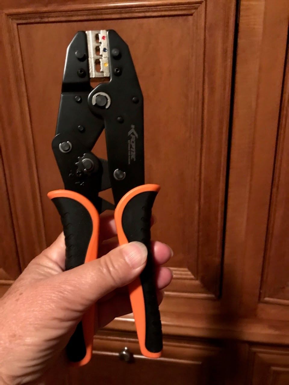 KF CPTEC Wire Crimper Kit 9PCS, AWG 22-2, Tool-Free Quick-Change Dies customer photo 1