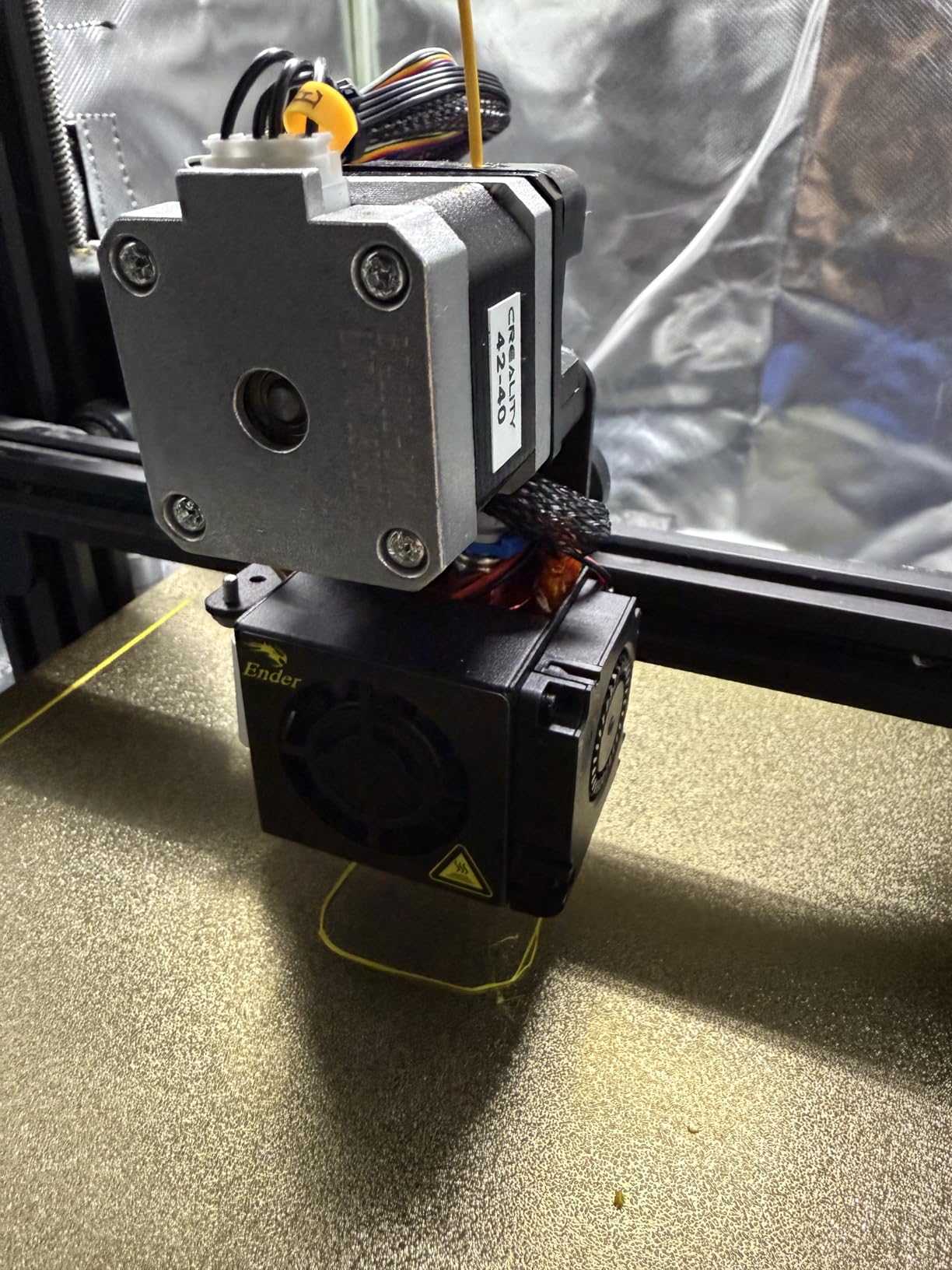 Creality Original Ender 3 Direct Drive Upgrade Kit, Comes with 42-40 Stepper Motor Hotend Kit, 1.75mm Direct Drive Extruder Fan and Cables Support Flexible TPU Filament customer photo 2
