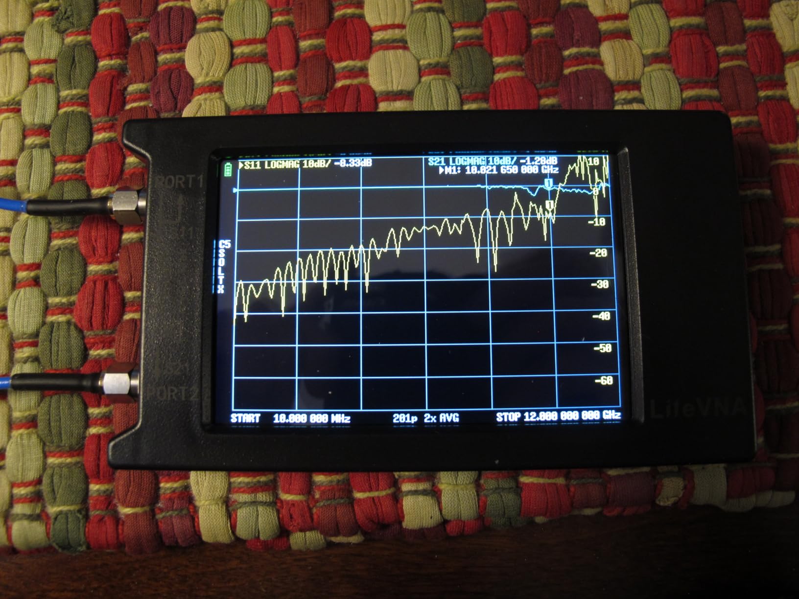 LiteVNA-64 VNA Analyzer 50KHz-6.3GHz Portable Vector Network Analyzer Antenna Analyzer 4