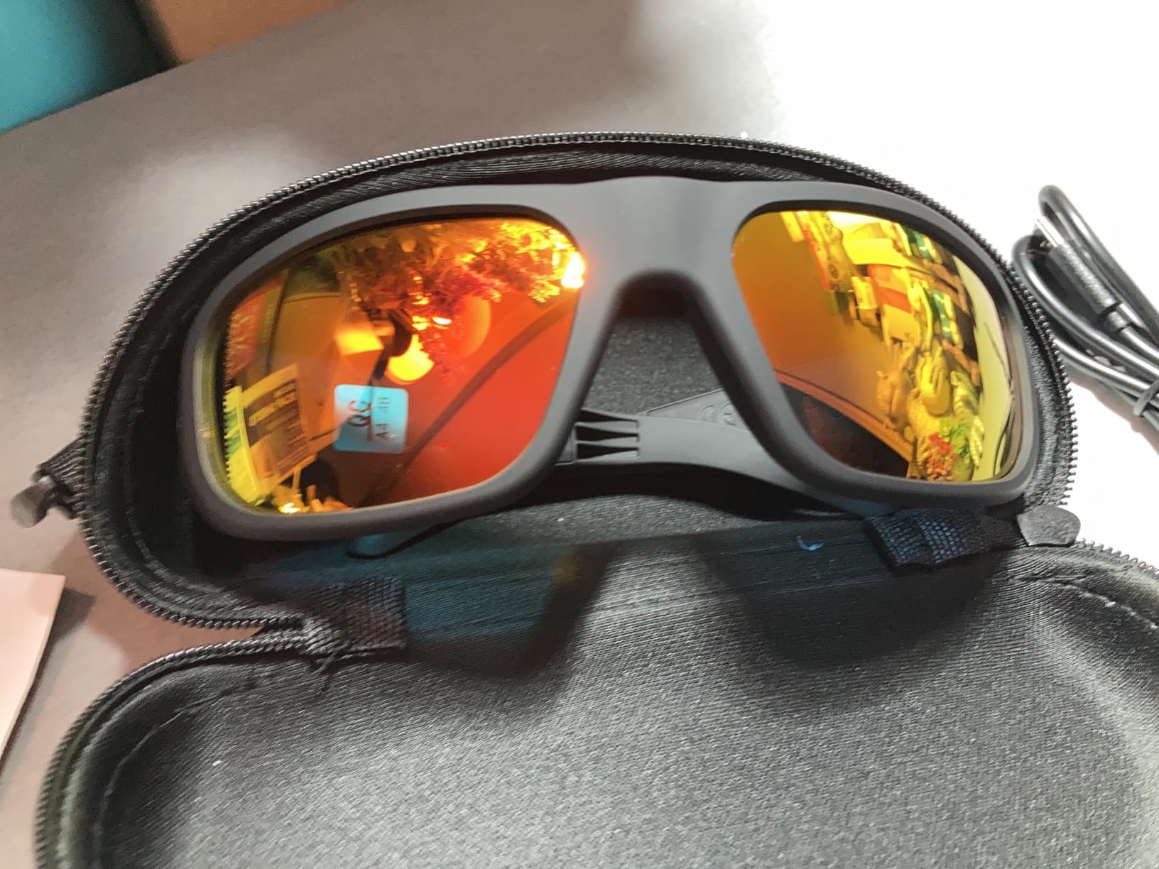 OHO Sport Open‑Ear Smart Glasses, Impact‑Resistant Bluetooth Sunglasses customer photo 2