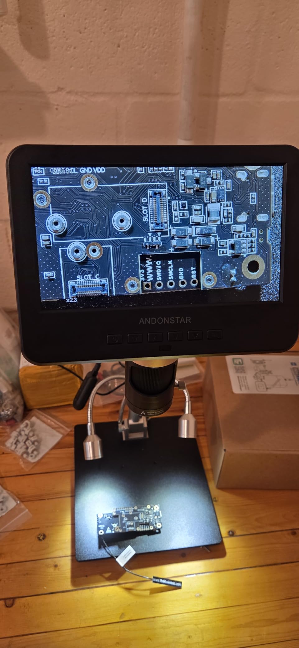 Andonstar AD246S-M 3 Lens 2160P HDMI Digital Microscope 2000x for Adults customer photo 1
