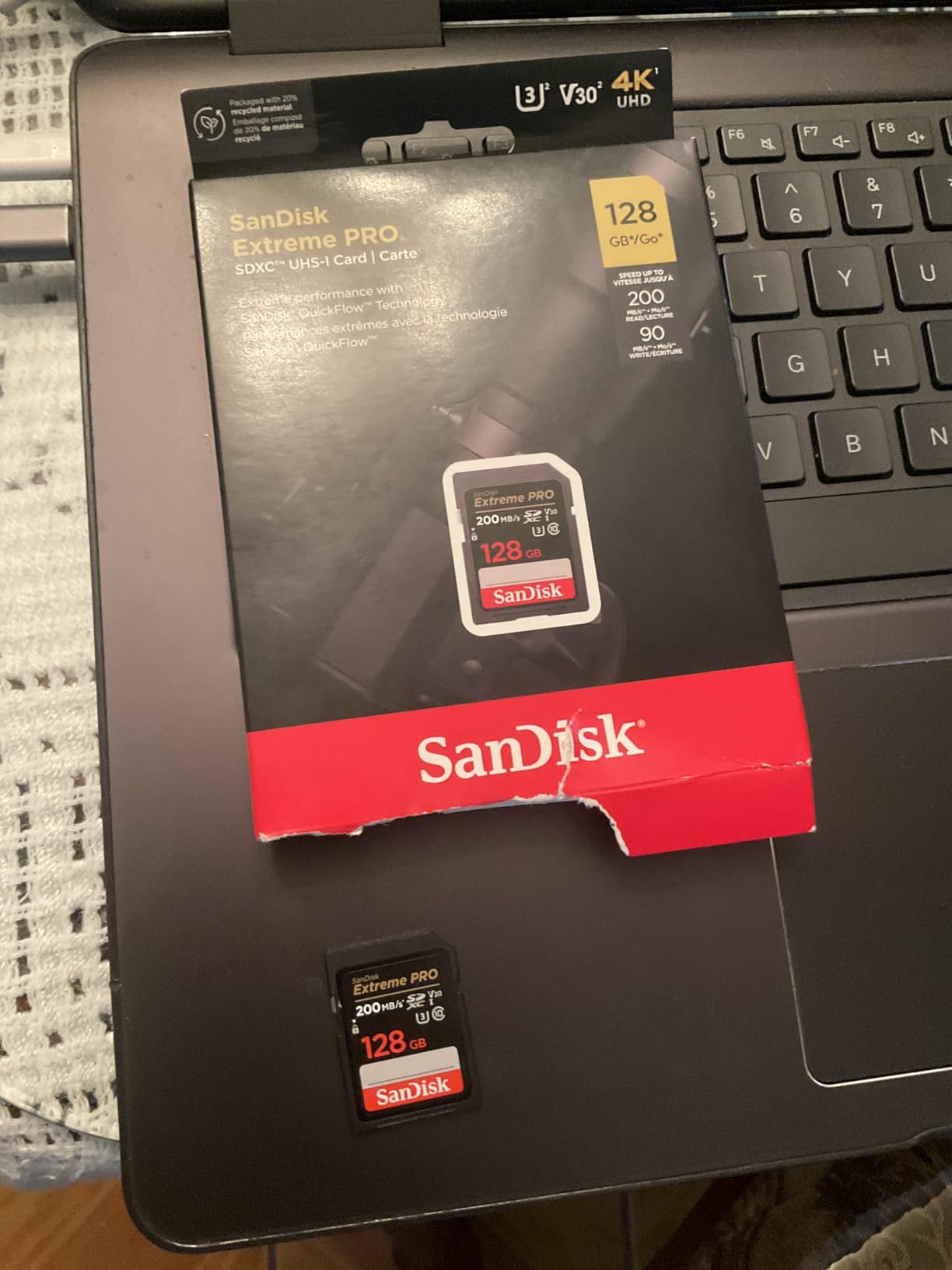 SANDISK 128GB Extreme PRO SD Memory Card, Up to 200MB/s Read Speeds, UHS-I customer photo 1