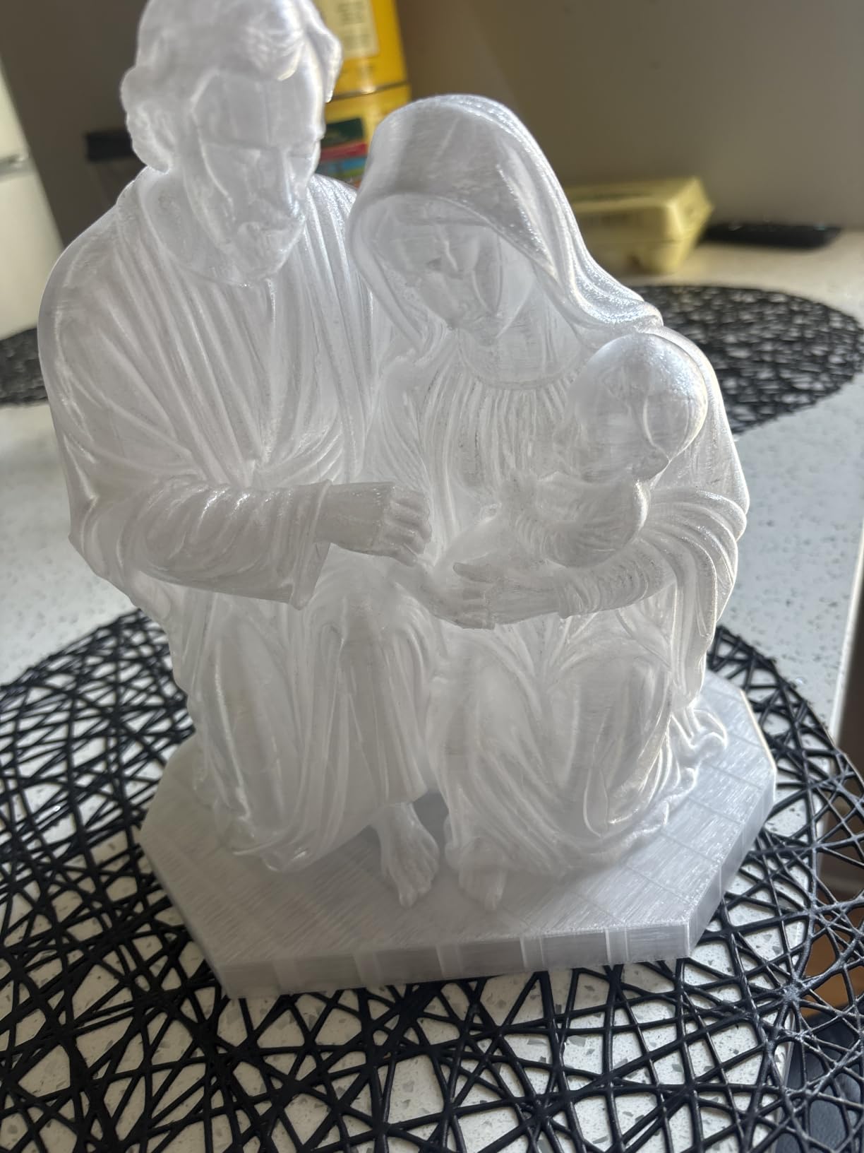 Geeetech TPU Filament 1.75mm, Shore 95A Flexible 3D Printer Filament with High Elasticity, 1KG (2.2lbs) Spool, Dimensional Accuracy ±0.03mm, Fits Most FDM Printers, Clear Blue customer photo 2
