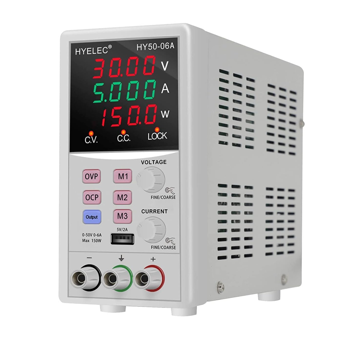 Variable DC Power Supply,0-50V 0-6A max150W Switching Regulated Bench Power Supply with Memory, 4-Digit LED Display, 5V2A USB Interface, Output Switch, Coarse and Fine Adjustments customer photo 2