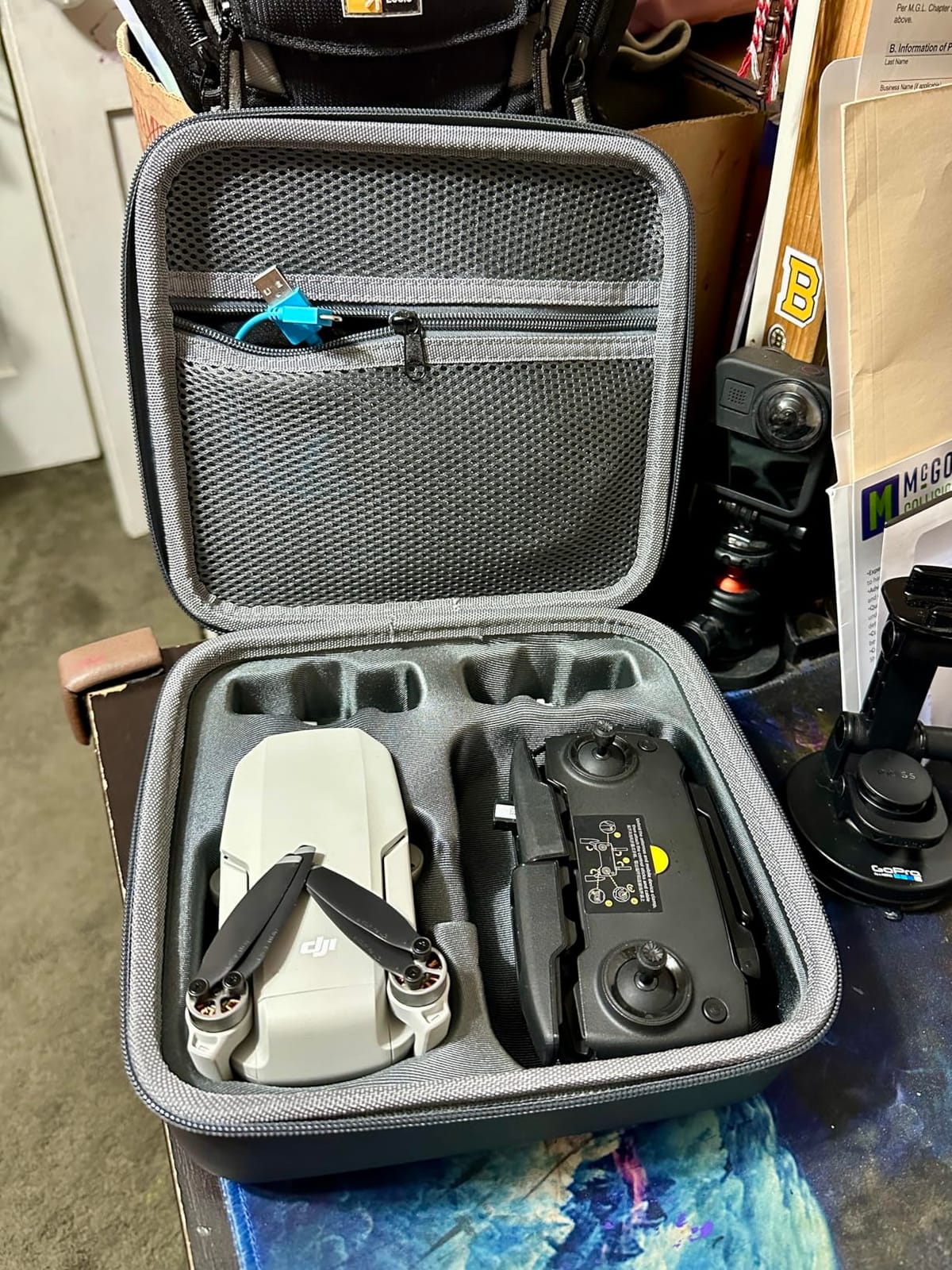 Storage Bag for Mini 3 Pro Drone Case Hard Shell Travel Carrying case Compatible with Mini 3 Pro, DJI RC/DJI RC-N1 and Accessories customer photo 2