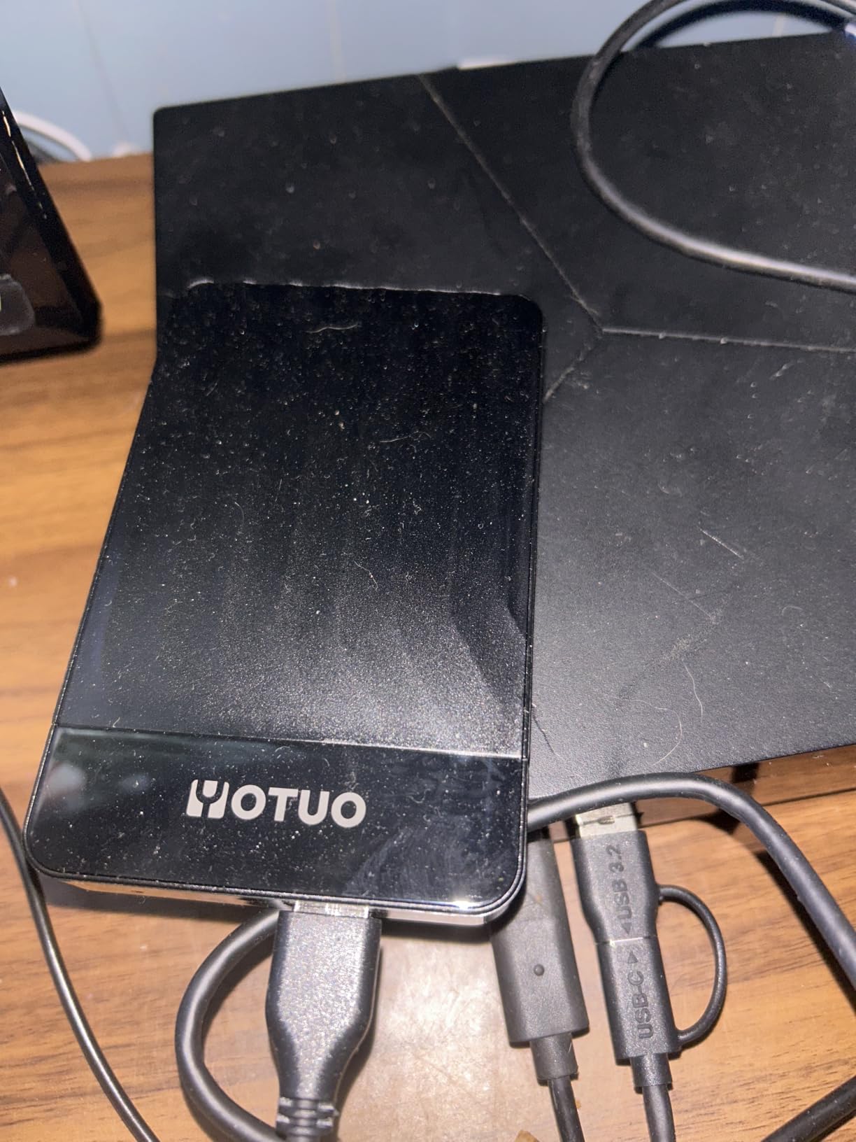 YOTUO 1TB External Hard Drive, Portable Storage Expansion HDD, USB 3.0 & USB-C for PC, Mac, Desktop, Laptop, Smartphone, PS4, Xbox One, Xbox 360, Office & Game, Black customer photo 2