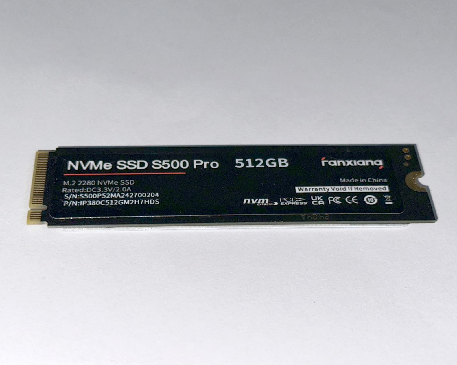 fanxiang S500 Pro 256GB NVMe SSD M.2 PCIe 3.0, Gen 3x4 2280 Internal Solid State Drive, SLC Cache 3D NAND TLC, Up to 3000MB/s, Compatible with Laptop and PC Desktops(Black) customer photo 2