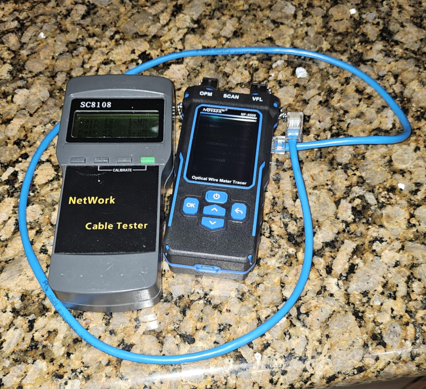 NOYAFA NF-8508 Network Cable Tester with Optical Power Meter customer photo 1