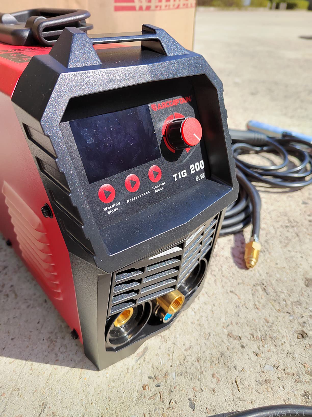 ARCCAPTAIN 200A TIG Welder, 110V/220V TIG/Stick 2 IN 1 Welding Machine customer photo 2