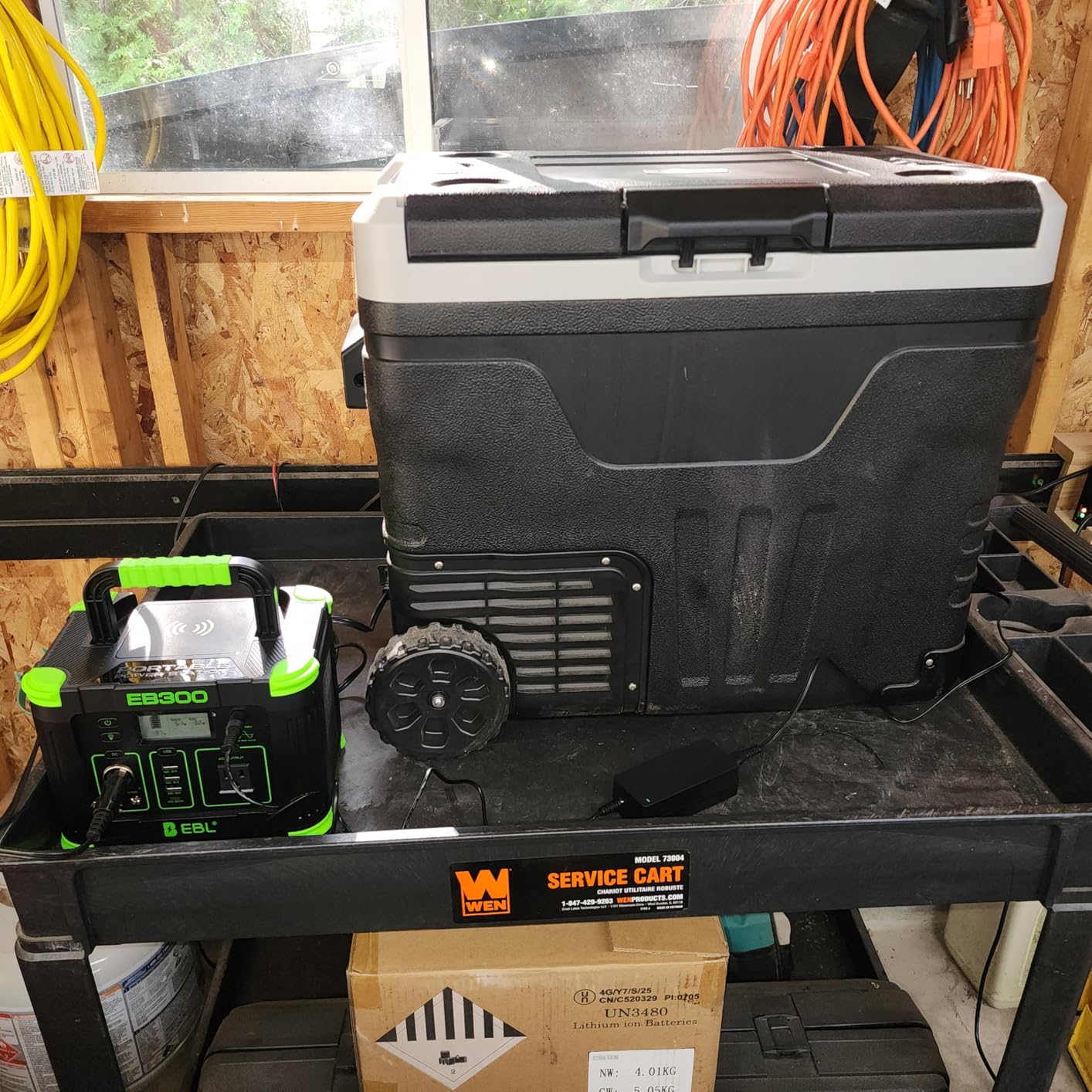 Portable Power Station 500W, 519.48Wh/140400mAh Solar Generator Backup customer photo 1