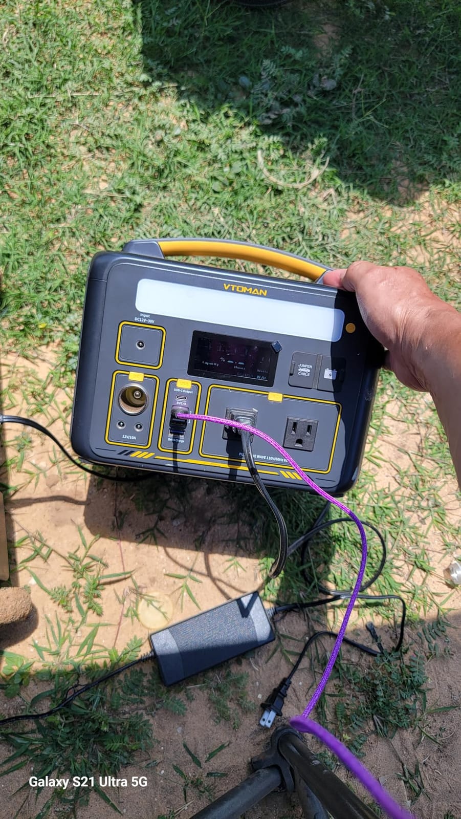 VTOMAN Jump 600X Portable Power Station 600W, 9 Ports LEP Solar Generator customer photo 2