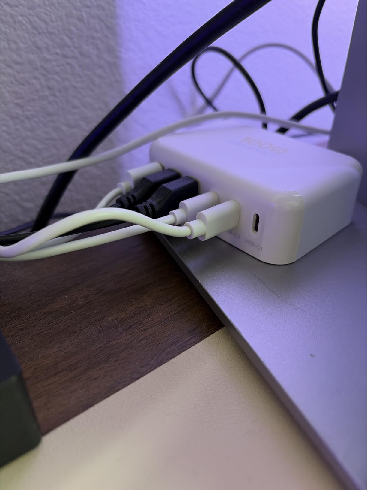 USB C Charger Block, GaN Fast USB Charging Station Hub with 100W Max 6-Port customer photo 2
