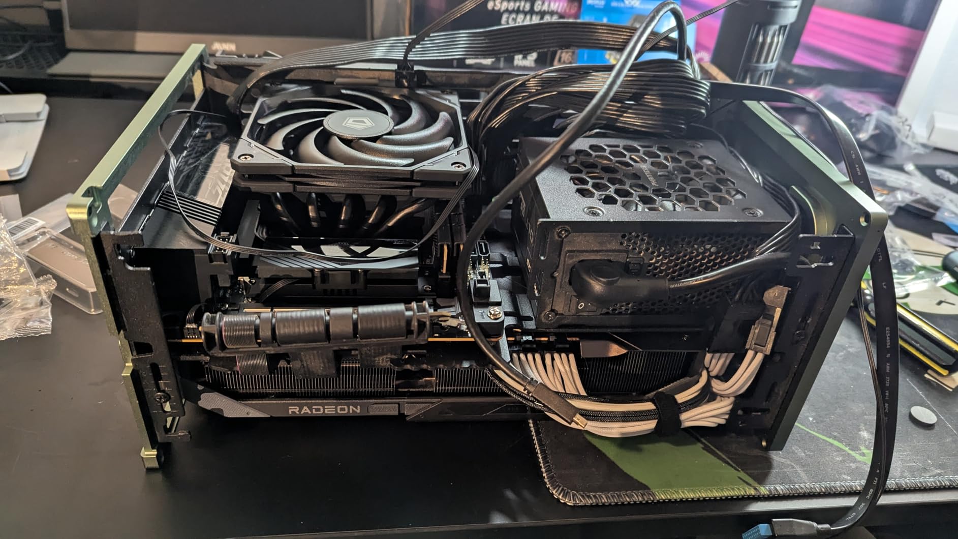 ID-COOLING IS-55 Black 57mm Low Profile CPU Cooler, 5 Heatpipes customer photo 1