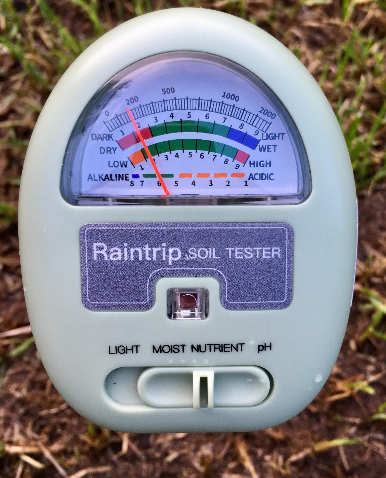 Soil Moisture Meter,4-in-1 Soil Ph Meter, Soil Tester for Moisture, Light,Nutrients, pH,Soil Ph Test Kit, Great for Garden, Lawn, Farm, No Battery Required, Gifts for Plants Lover customer photo 1