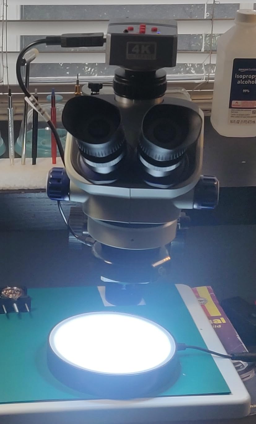 LED Microscope Rings Light Illuminators Microscope Lamp LED Rings Light Source for Laboratories AC 0‑250V customer photo 1
