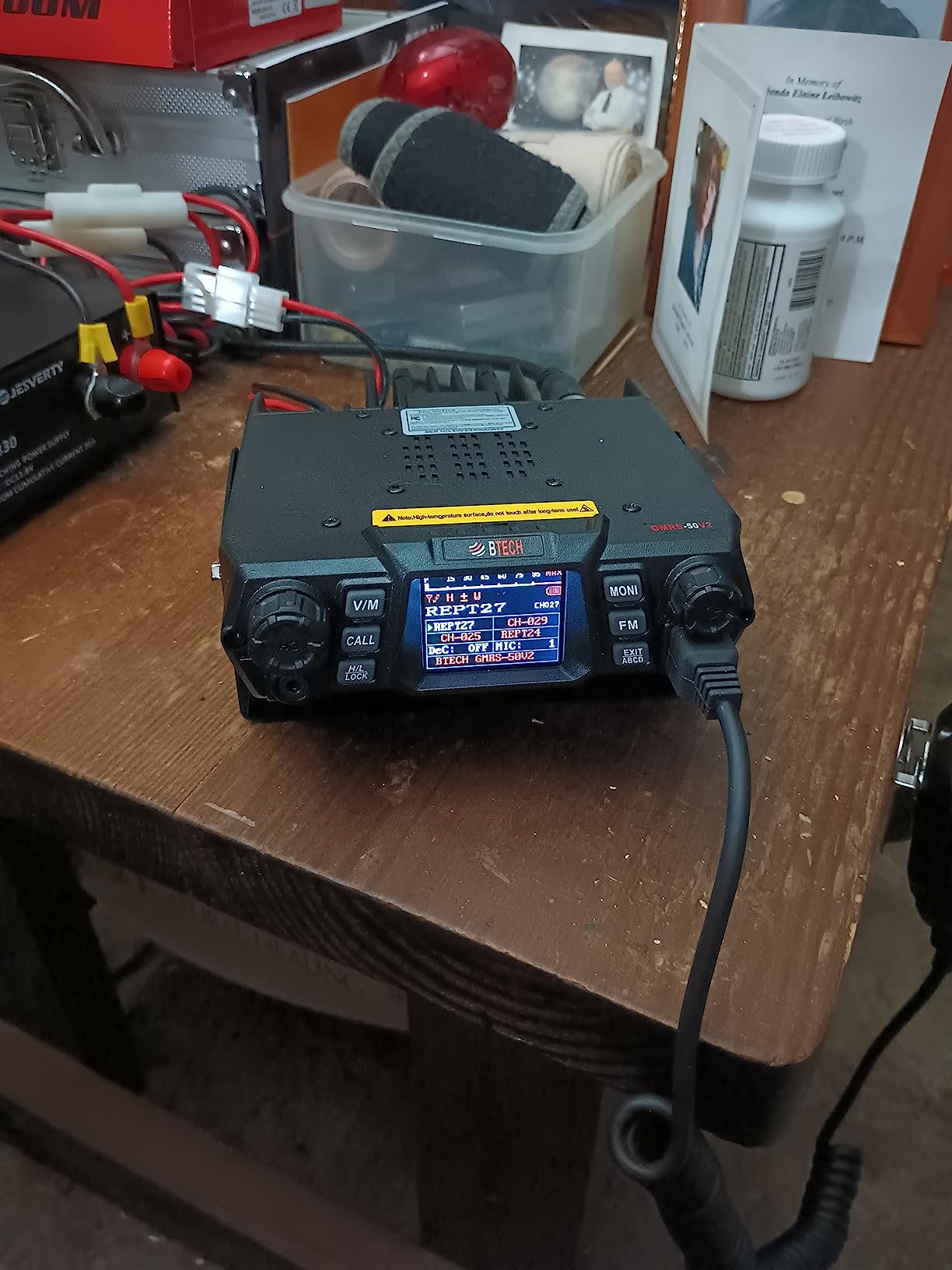 BTECH GMRS-50V2 50W 256 Fully Customizable Channels Mobile GMRS Two-Way Radio. Repeater Compatible, Dual Band Scanning (VHF/UHF), FM, & NOAA Weather Broadcast Receiver customer photo 2