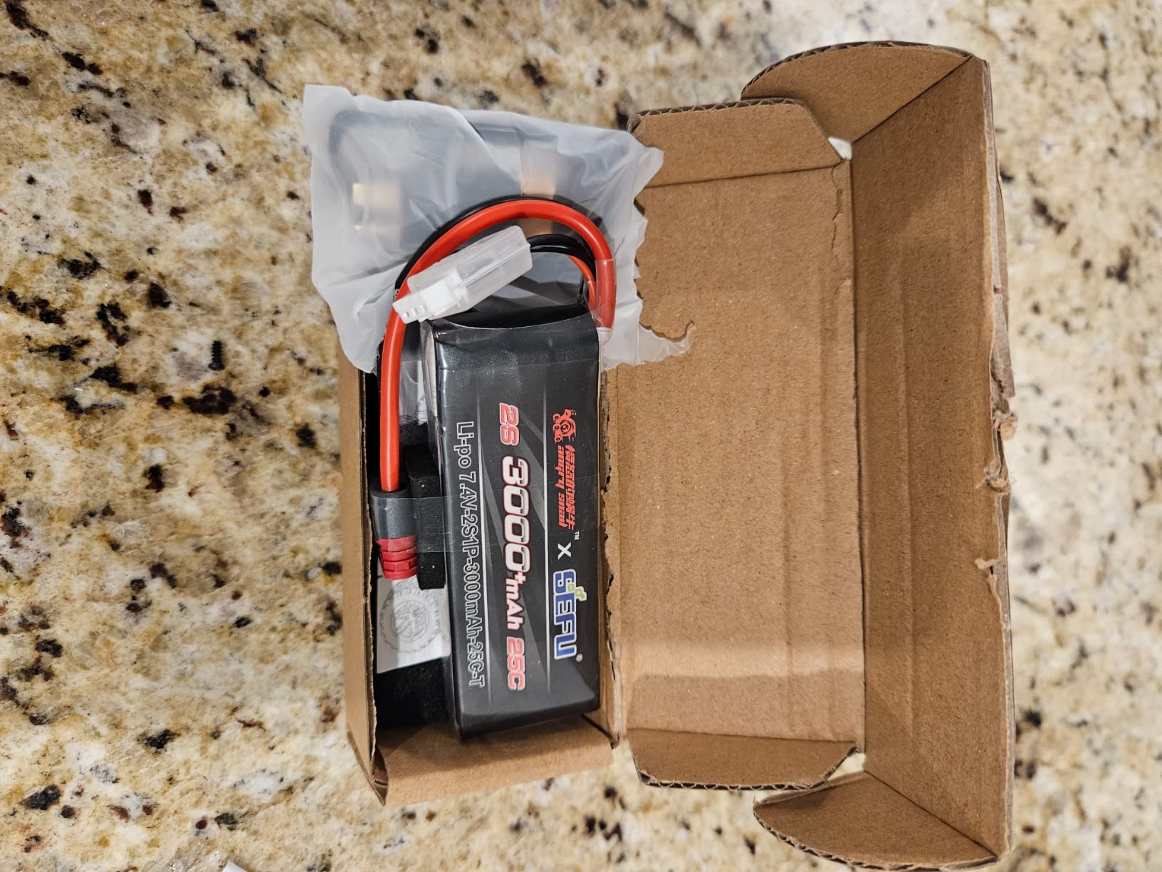 HYPER GO Angry Snail 2S3000 RC Car Upgrade Accessories 2S 7.4V 3000 mAh 25C LiPo Battery, Spare Parts RC Battery All 1/12 1/14 1/16 Scale customer photo 1