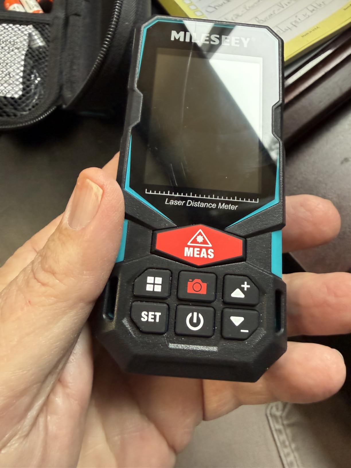MILESEEY S7 Outdoor Laser Measure with Viewfinder Camera for Pro & DIY Use customer photo 1