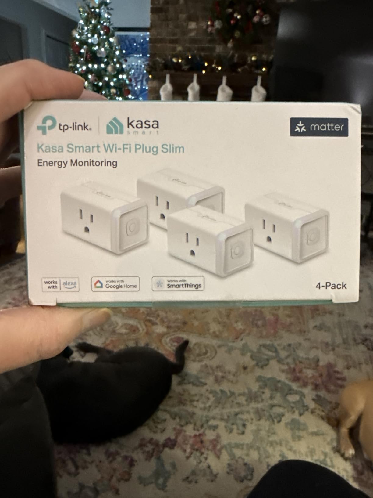 Kasa Matter Smart Plug with Energy Monitoring, KP125MP4, 15A/1800W Max customer photo 2