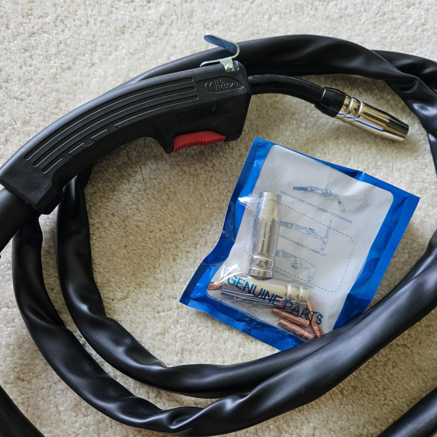 GZ GUOZHI 140A MIG Welder,3-in-1 MIG Welder with FLUX MIG/ARC/Lift TIG Multi-Process,110V Welding Machine,110V Flux Core Welder with Welding Gun(black) customer photo 2
