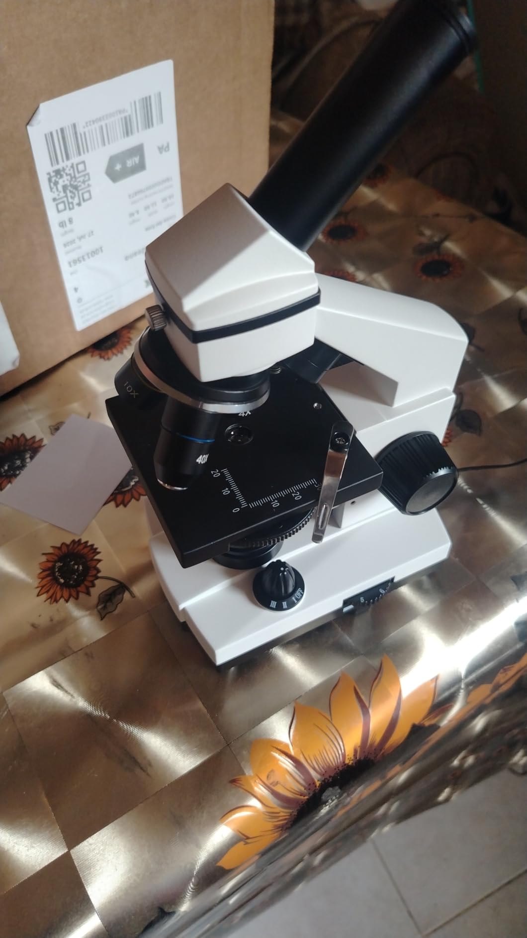PalliPartners Compound Microscope for Adults & Students, White customer photo 2