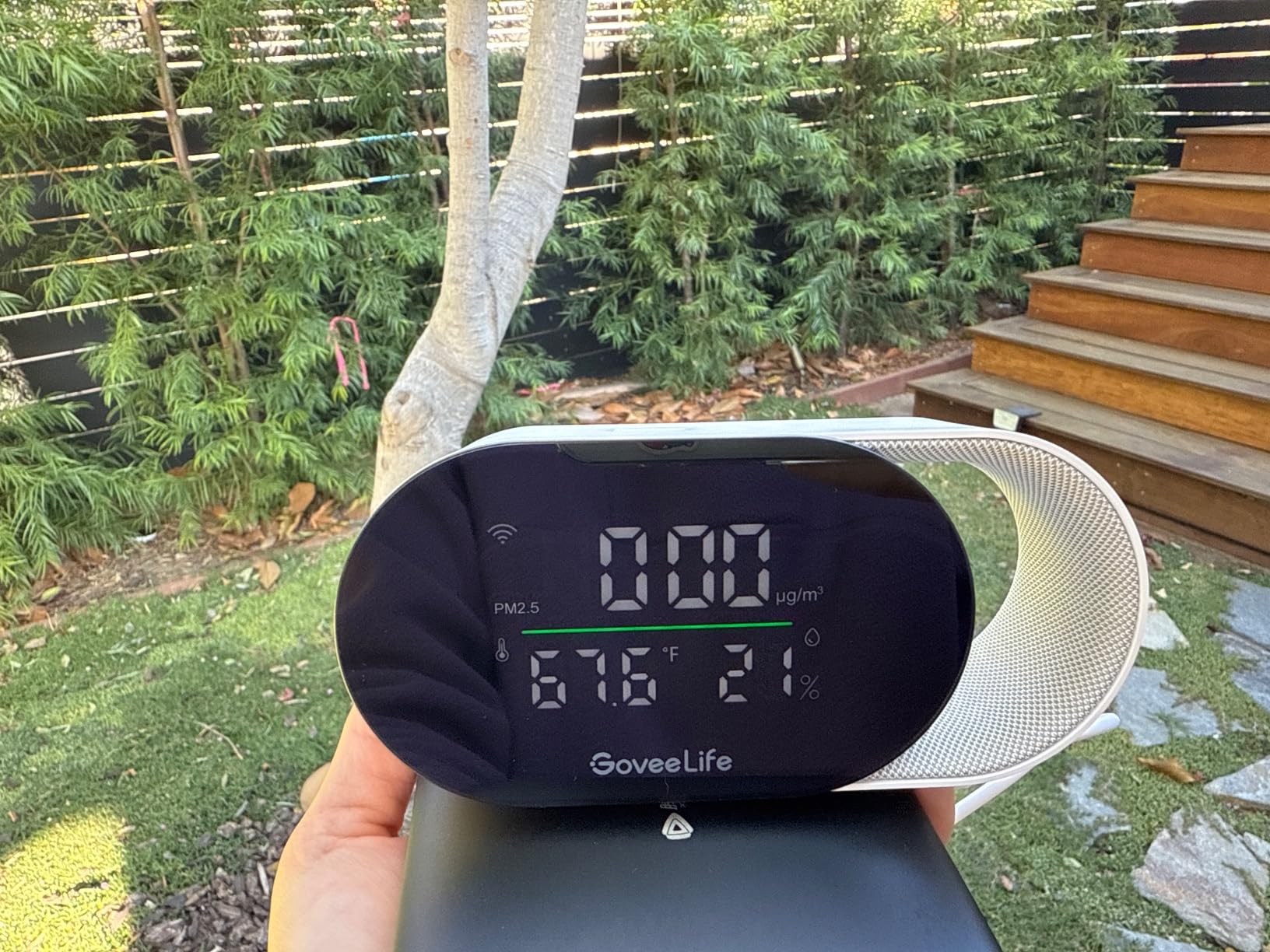 GoveeLife Smart Air Quality Monitor with PM2.5 H5106, LED Display Wired customer photo 2