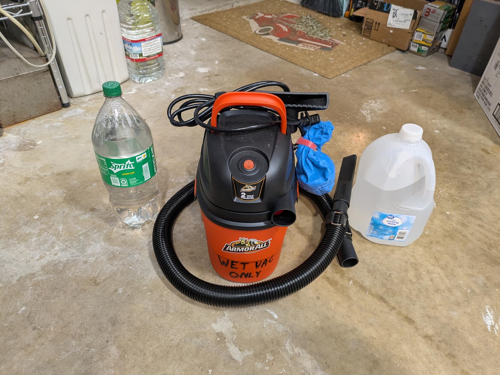 Armor All VO405P 0901 4 Gallon Wet/Dry Vac 2.0 Peak HP Shop Vacuum with Nozzles & Brush,Black/Orange customer photo 1
