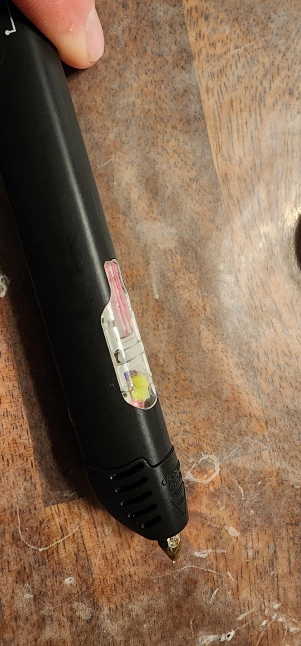 3Doodler Flow 3D Printing Pen for Teens, Adults & Creators – Black, with Free Refill Filaments, Stencil Book & Guide, 3.1 x 10.74 x 4.44 inches customer photo 1