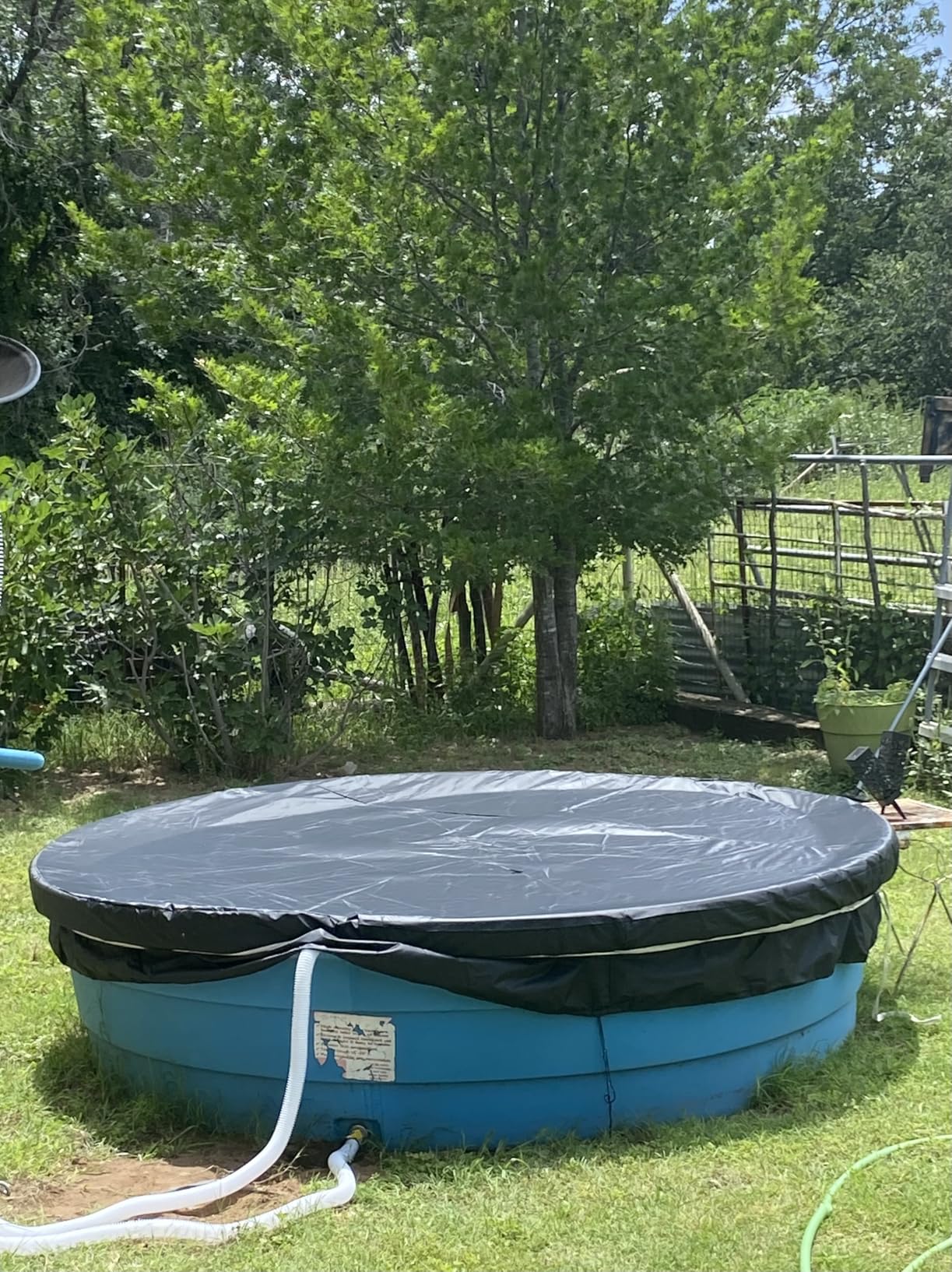 Tatuo 8 ft Round Stock Tank Cover Waterproof Heavy Duty for Cold Plunge customer photo 1