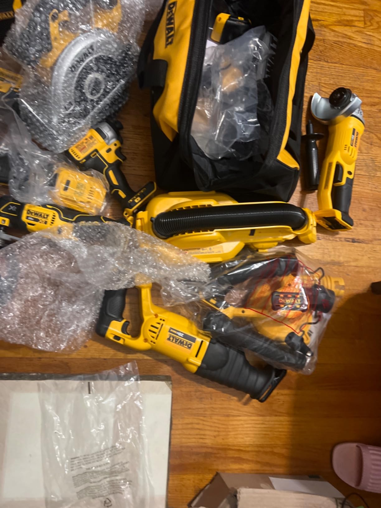 DEWALT 20V MAX Power Tool Combo Kit, 10 Tool Cordless Power Tool Set, 2 Batteries, Charger and 2 Bags Included, Dewalt Brushless Combo Kit (DCK1021D2) customer photo 1