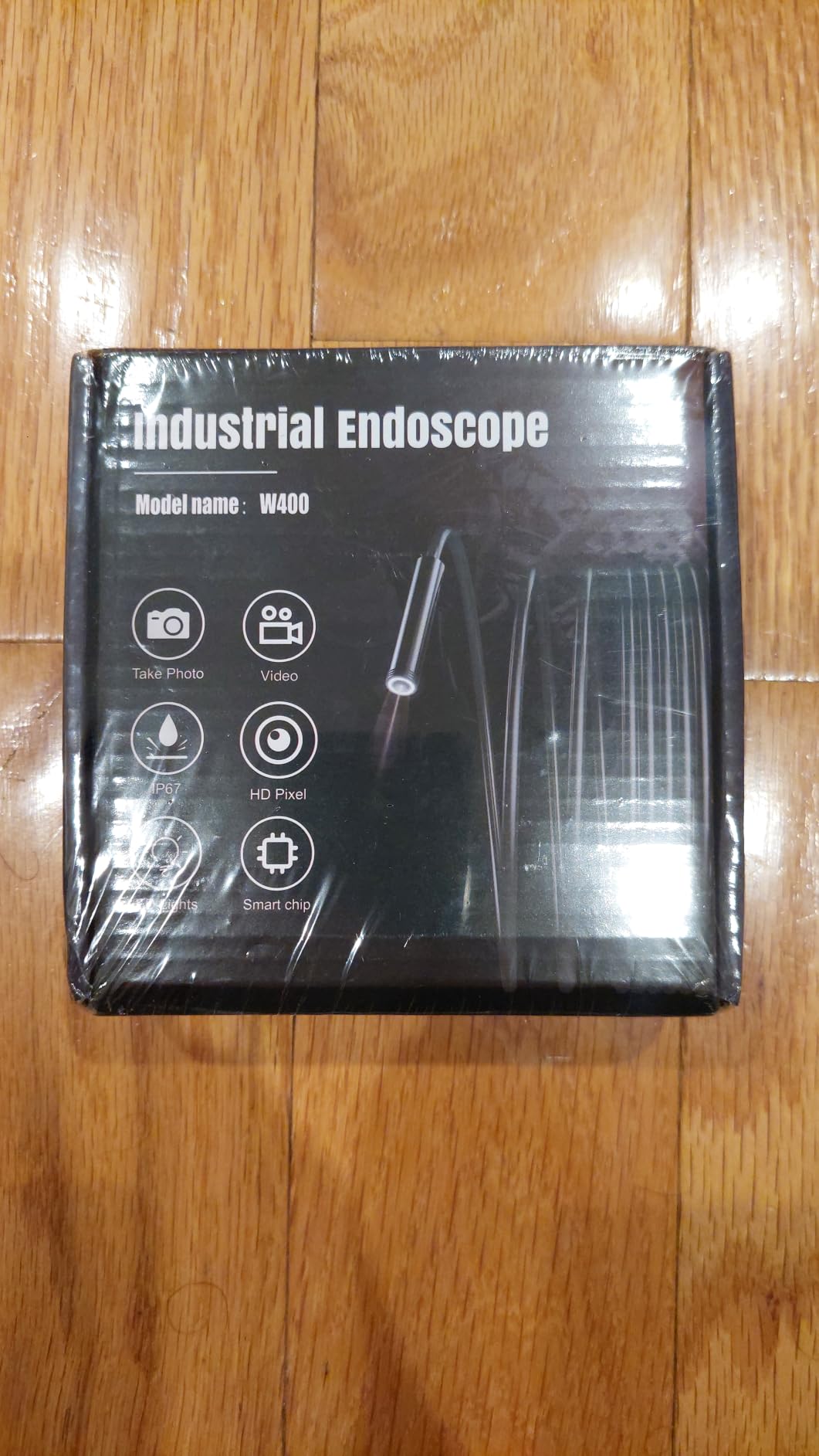 Kinpthy Endoscope Camera with Light,1920P HD Borescope Tools with 8 Adjustable LED Lights, Endoscope with Semi-Rigid Snake Camera, Inspection Borescope for iOS and Android-16.4ft Single Lens customer photo 2